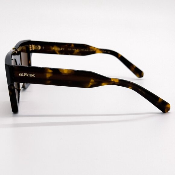 NEW VALENTINO SUNGLASSES WOMEN HAVANA V-GOLD-II VLS-162B EYEWEAR main image 2